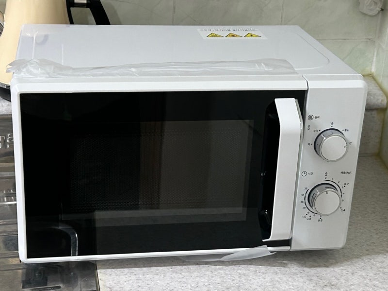 작업실에 둘 가성비 전자레인지 찾다가 구매 한 후기 (홈플래닛 다이얼식 20L)
