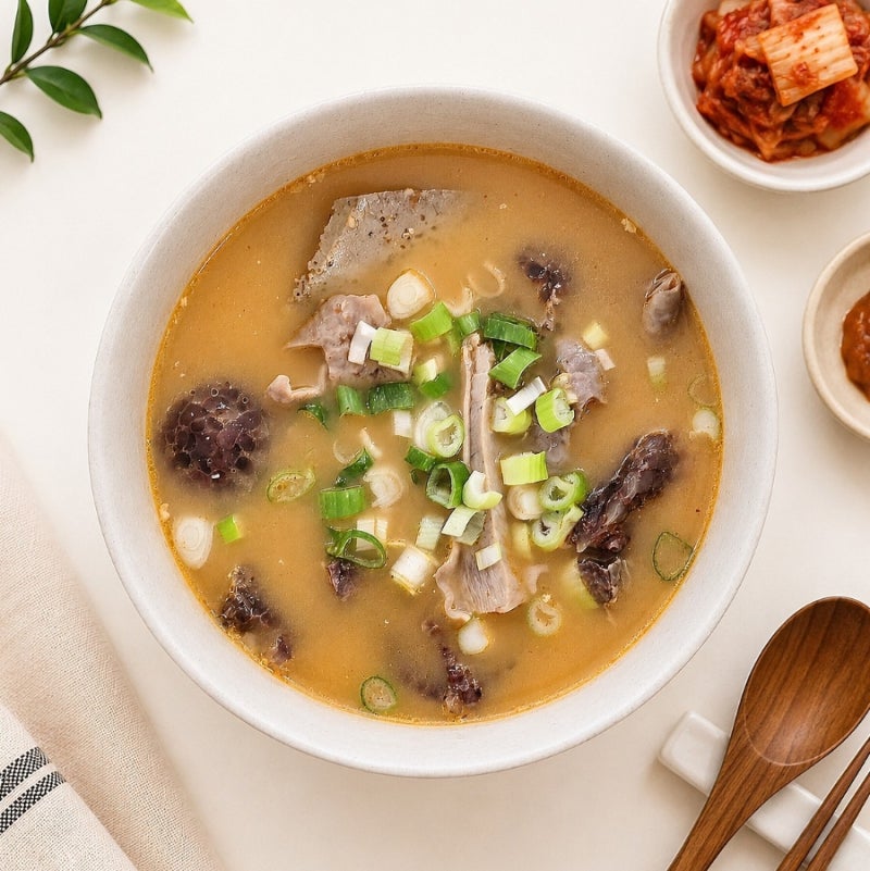 남은 순대 요리 순대국밥 만들기, 얼큰한 다대기 레시피