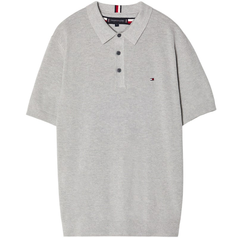 [SOLD OUT] TOMMY HILFIGER Chain Ridge Structure Polo Knit / 타미힐피거 체인 릿지 스트럭처 폴로 니트 / 타....