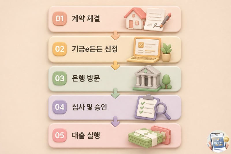 청년버팀목전세대출 서류·기금e든든 신청 순서, 이것부터 하세요