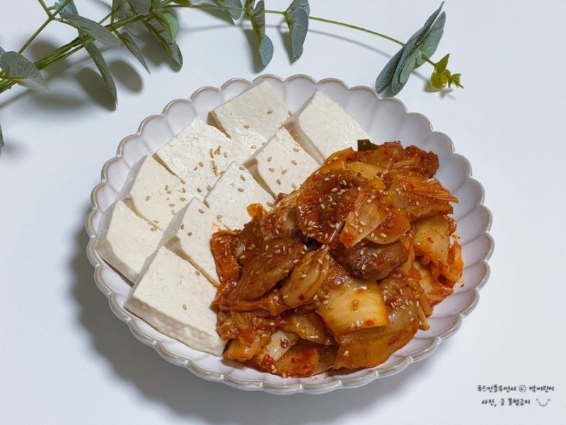 두부김치 만드는법 돼지고기 요리 두부김치 볶음 레시피
