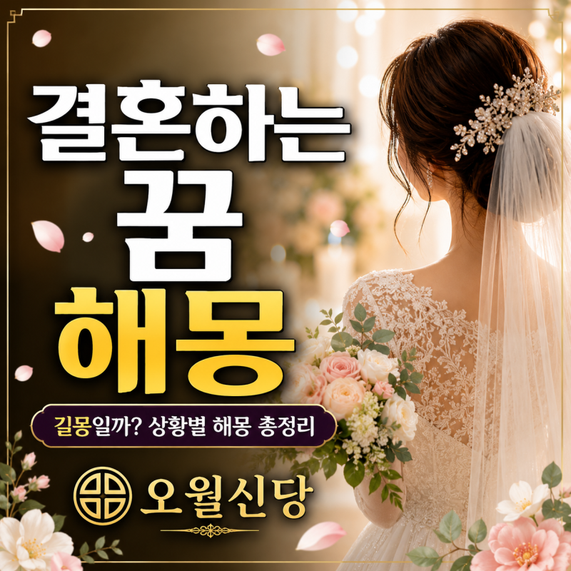 결혼하는 꿈 해몽