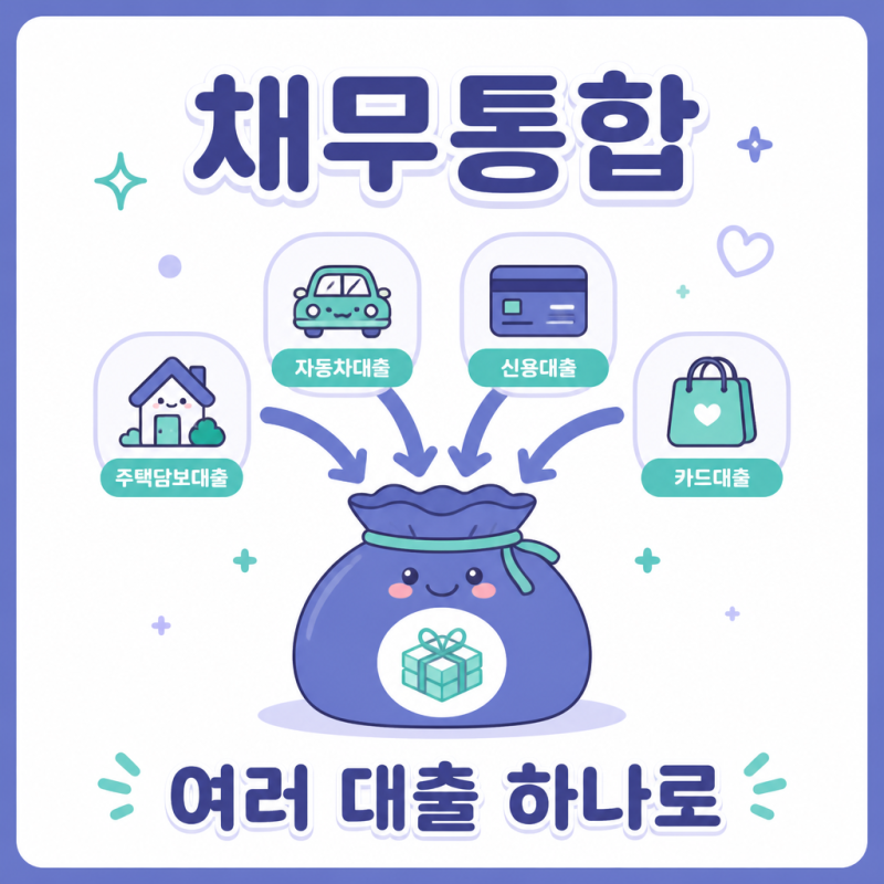 채무통합이 뭐예요? 여러 대출 하나로 묶는 대환, 진짜 이득일까