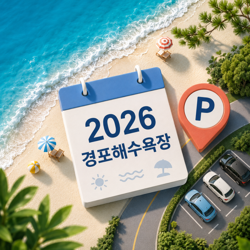 2026 경포해수욕장 개장일 운영기간 주차 정보 총정리