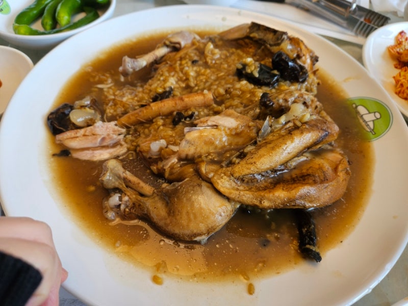 천안 오리 닭 누룽지백숙 맛집 성성동 '장수촌'