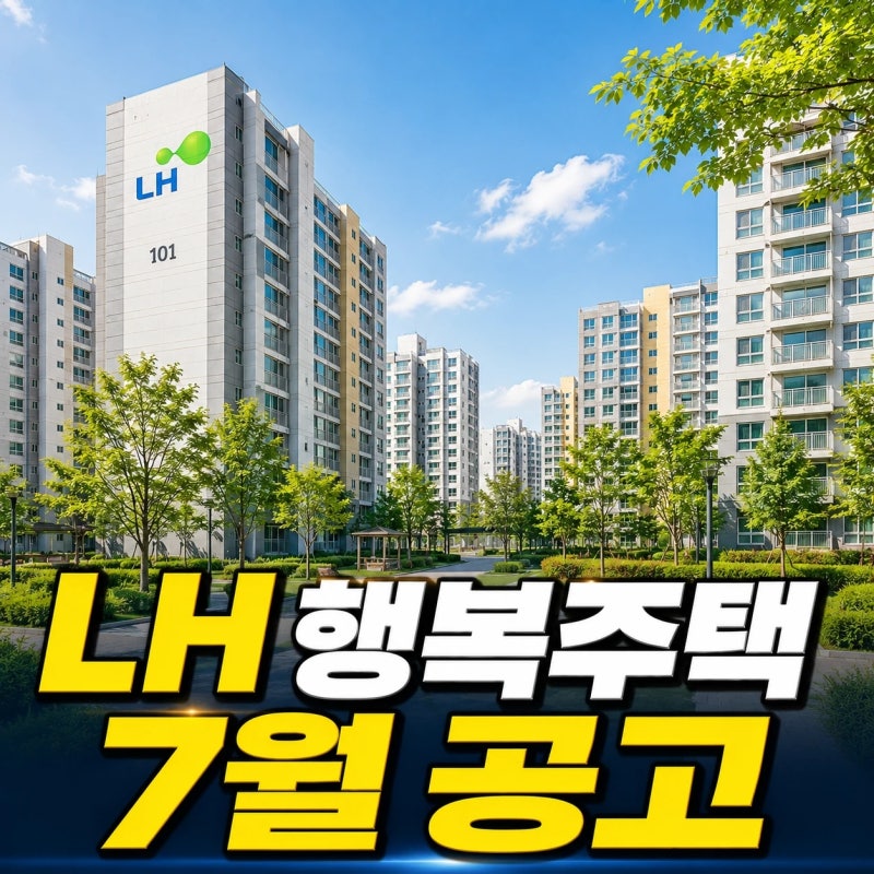 7월 마감 임박, LH 행복주택 신청기간 확인하세요