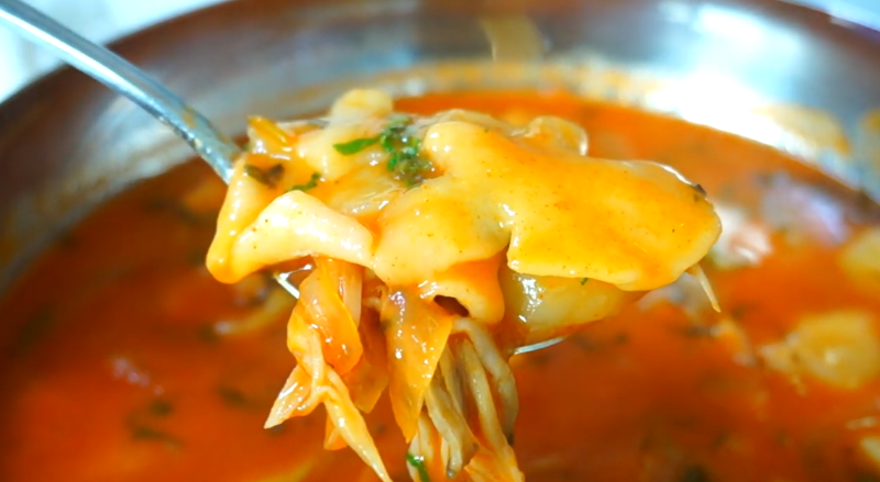 울산 매운수제비