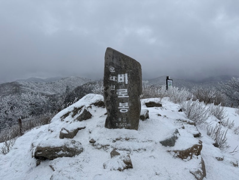 1일 2산, 노인봉-오대산 100대명산 인증 산행 (노인봉오대산) 최단코스 안내