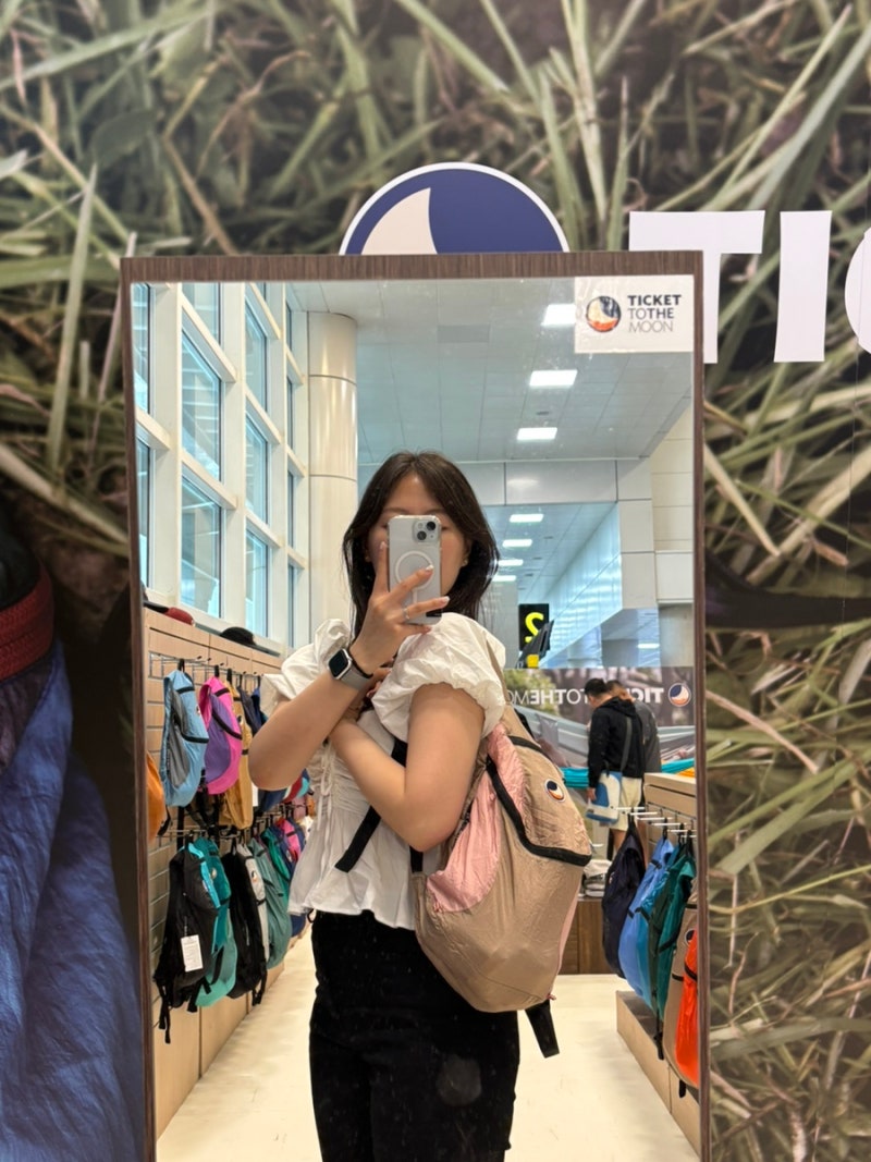 제주공항 팝업 티켓투더문 발리가방 구매 후기