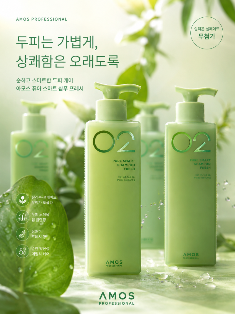 아모스 퓨어 스마트 샴푸