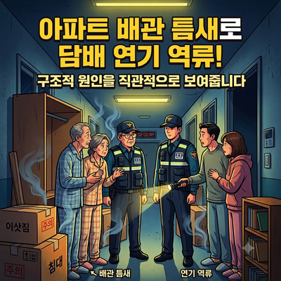 담배 냄새가 집 안으로 들어오는 이유 : 도대체 왜 내 집인데 남의 담배 냄새를 맡아야 할까....