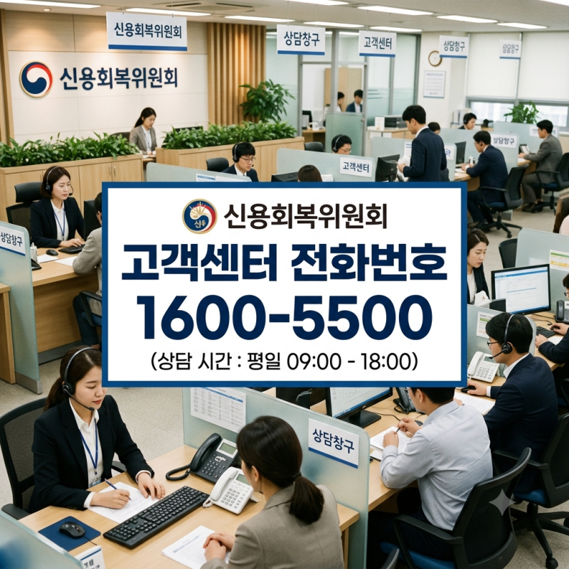 신용회복위원회 고객센터 전화번호 이용 방법 : 혼자 고민하지 마세요!!