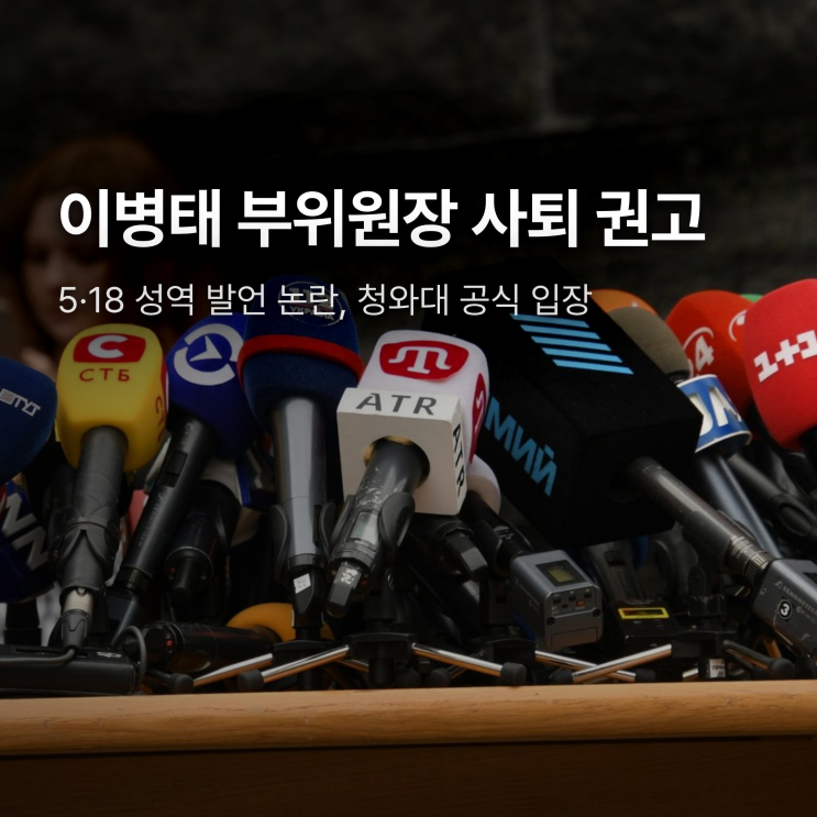 이병태 부위원장 <b>사퇴 권고</b>, 5·18 발언 논란 전말