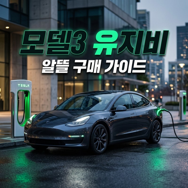 테슬라 모델3, 2026년 유지비 보조금 총정리! 현명한 구매 가이드