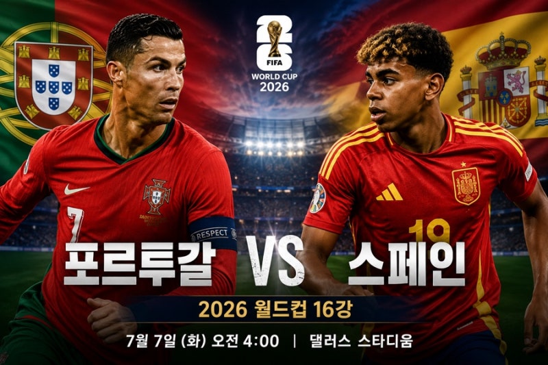 포르투갈 vs 스페인 무료 중계 보기 경기시간·예상 선발·승부예측 총정리