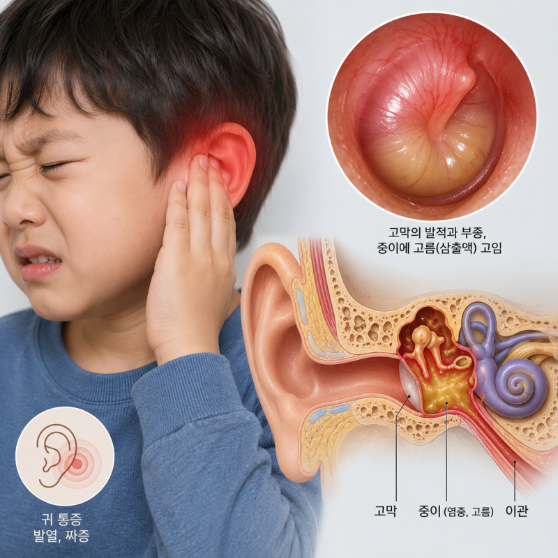 급성 중이염, 항생제를 꼭 먹어야 하는 경우는 언제일까요?