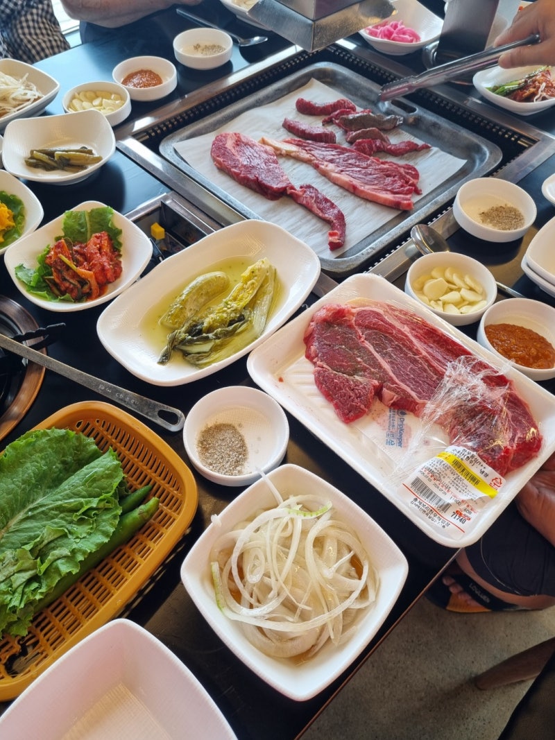 군산 총체보리한우 정육식당 맛집 다녀온 후기