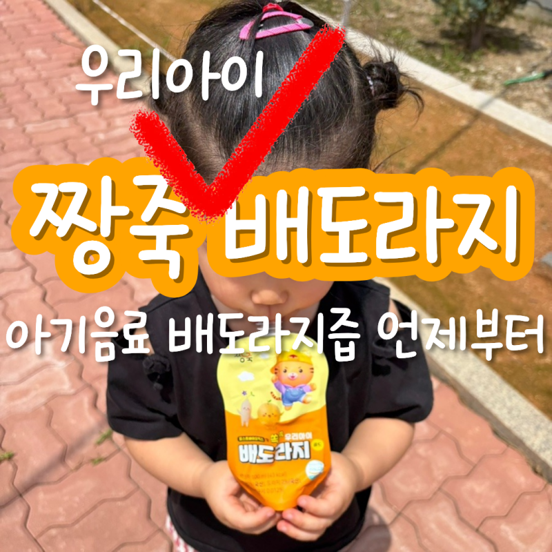 아기음료 배도라지즙 언제부터 | 유산균이 함유된 짱죽 우리아이 배도라지