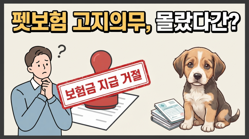 펫보험 고지의무·알릴의무 정리