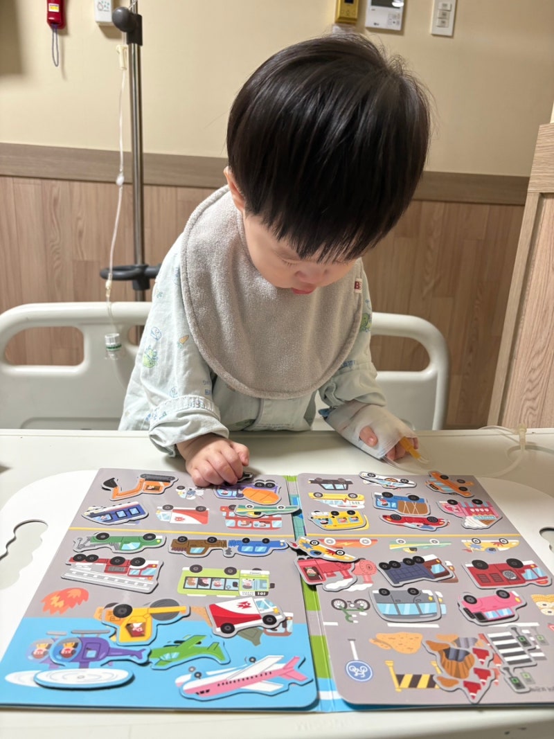 19개월 아기 파라인플루엔자로 입원, 폐렴증상, 입원기간