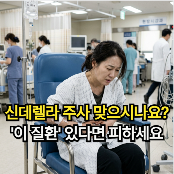 신데렐라 주사 효과 기대하다 심장 두근거림 발생하는 신데렐라 주사 부작용 팩트 체크