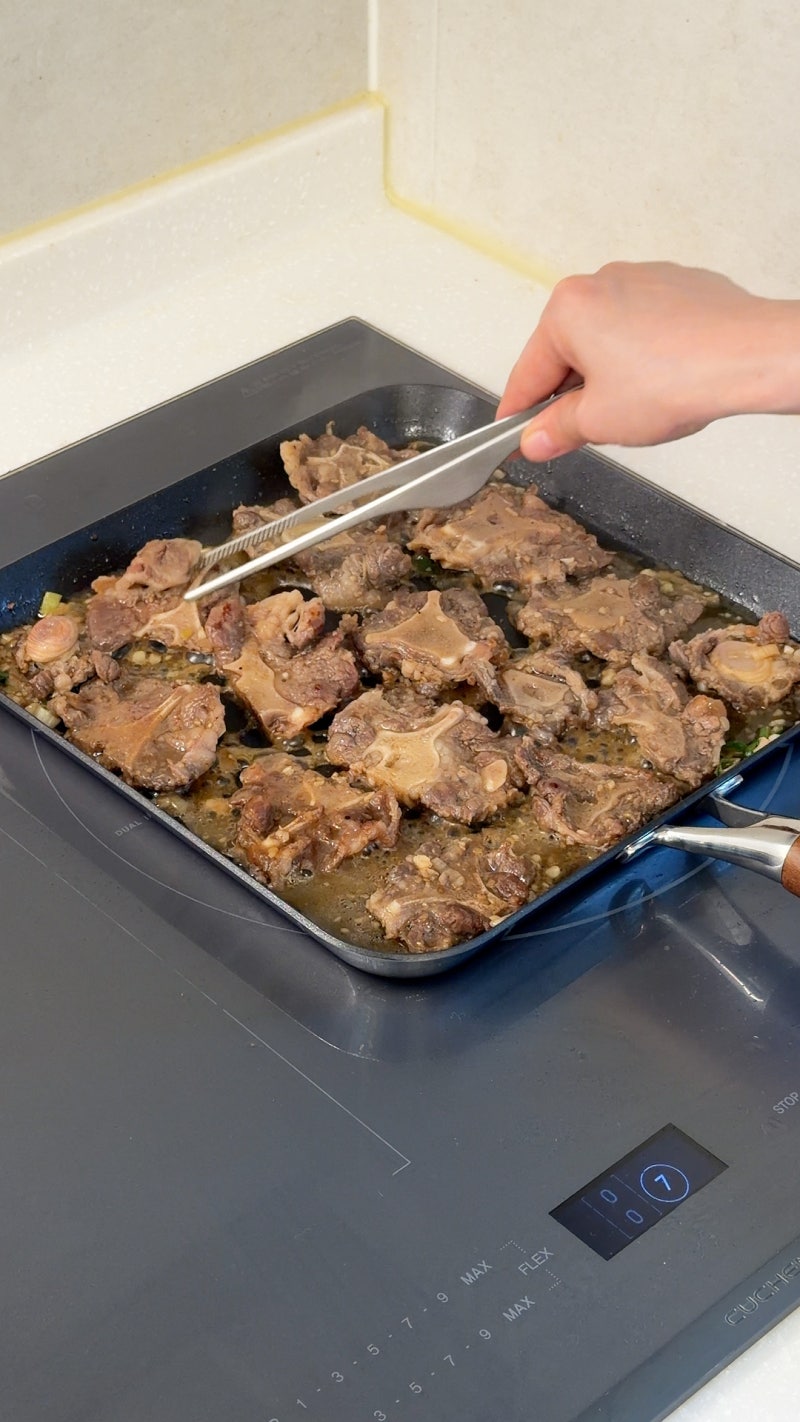 소꼬리 갈비 구이 얇게 썰어서 드셔보셔요! 손님초대요리