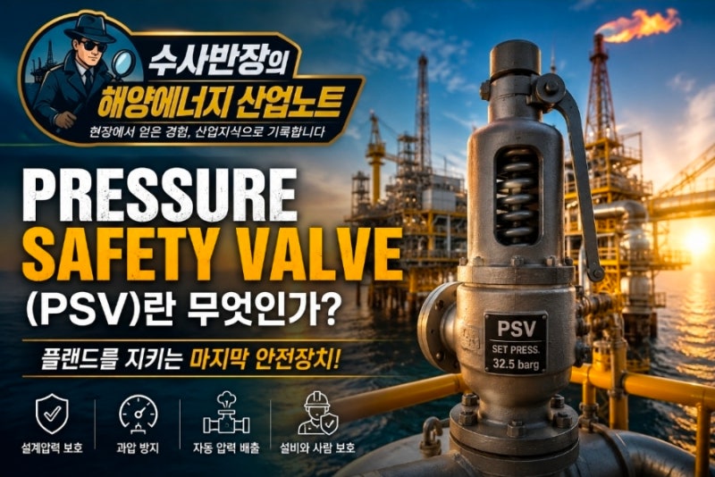 해양플랜트를 지키는 마지막 안전장치 - Pressure Safety Valve(PSV)란 무엇인가.?