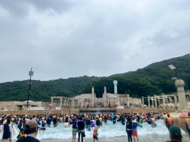 장마 전 오션월드 준성수기, 이만하면 눈치게임 성공(찡긋), 크록스 비추