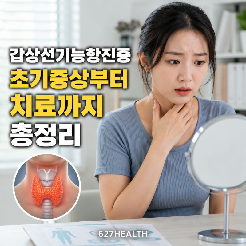 갑상선기능항진증 초기증상부터 치료까지 총정리