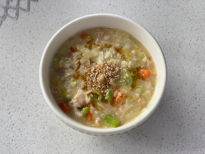 계란 참치죽 끓이는법 야채 참치죽 레시피