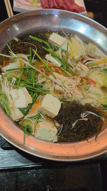 [오키나와 북부 맛집] 오리엔탈 리조트 내 우치나 다이닝 '지만보' 아구 돼지 샤브샤브 솔직 ....