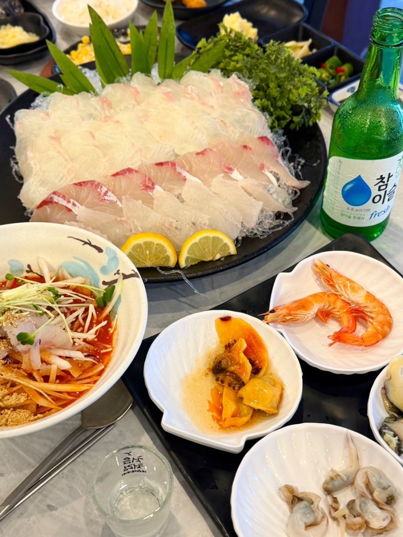낙산해수욕장 맛집 모듬회 쏠비치 양양 횟집 금강산대게횟집