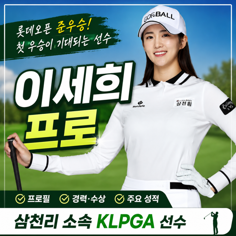이세희 프로 프로필 총정리! 나이·키·소속·우승·KLPGA 성적