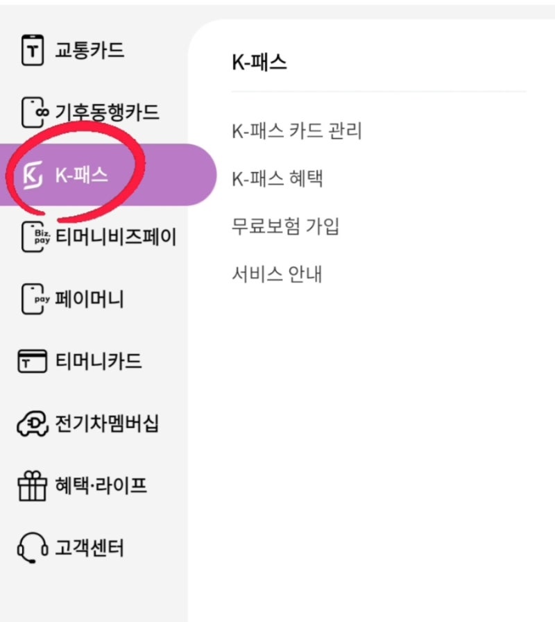 삼성페이 티머니 등록 후 K-패스 카드 변경 오류 해결 방법