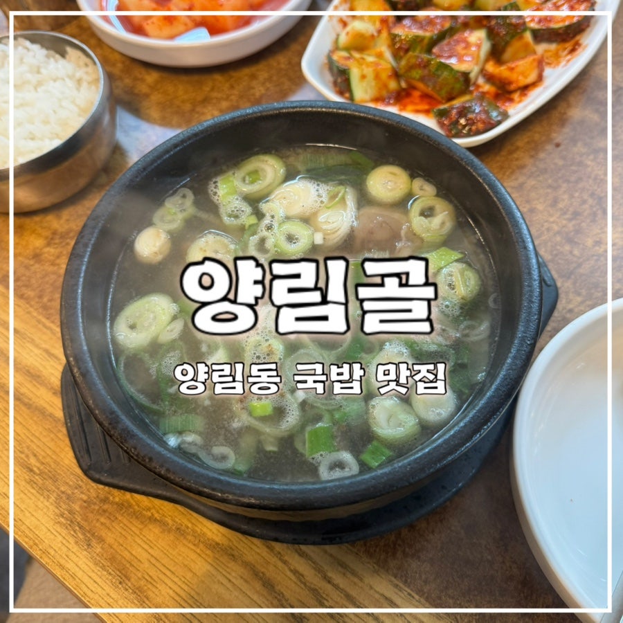 양림골나주곰탕 사진 1