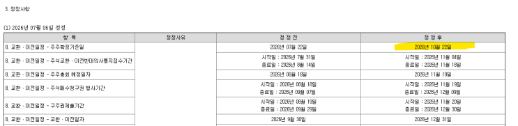두나무 <b>주식교환</b> 일정 <b>연기</b>