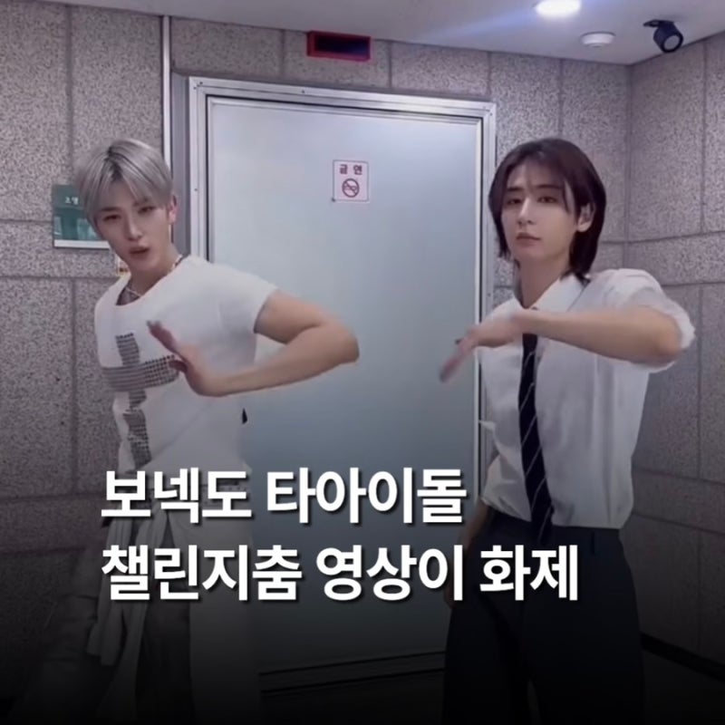 이펙스 에코•스테이씨 투러브 챌린지서 보이넥스트도어 이한과 성호의 춤이 화제! 그 이유....