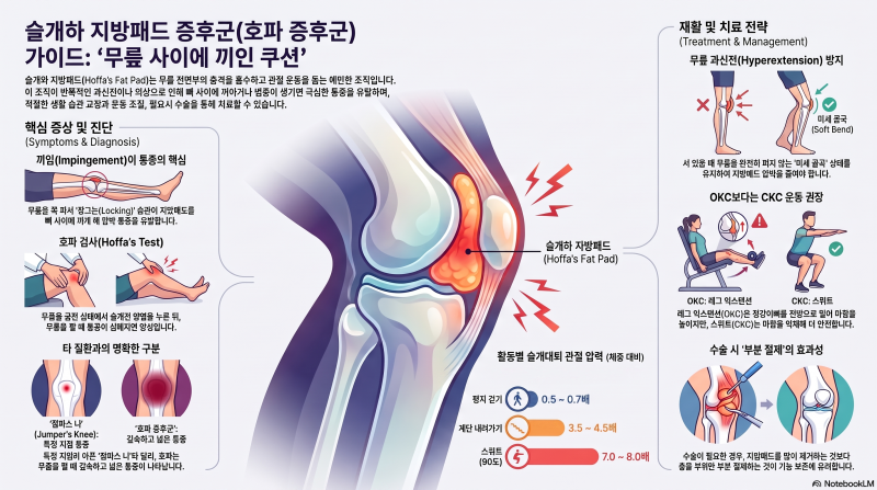 무릎 앞쪽이 찌릿하고 붇는다면? 호파씨 지방패드 충돌증후군(Hoffa's Fat Pad Impingement) 의심해 ....