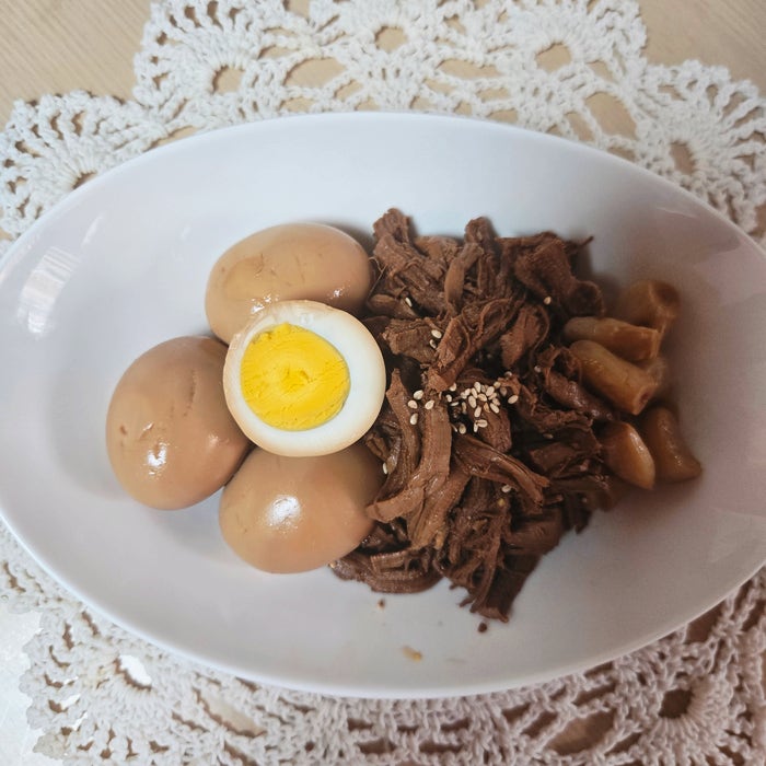 단짠단짠 밥도둑! 부드러운 돼지고기 달걀 장조림 만들기 (안심 장조림)