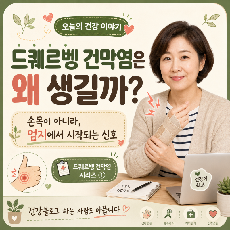 드퀘르벵 건막염은 왜 생길까?