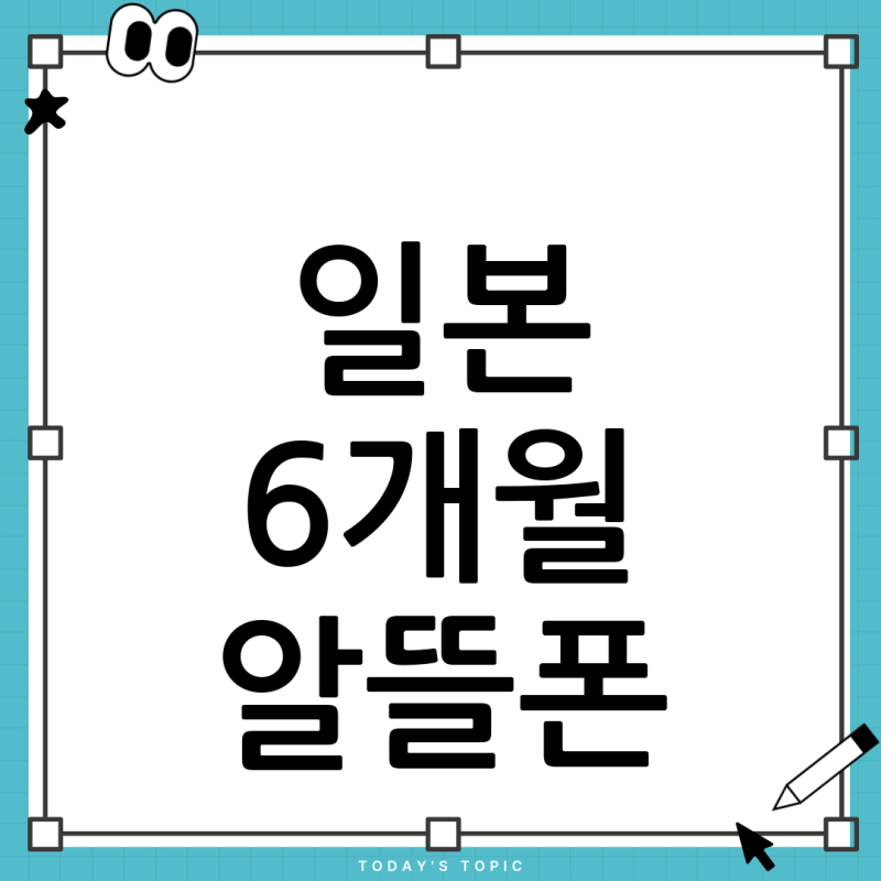 알뜰 모바일 요금제 이용 시 일본에서 문자 및 전화가 가능할까요? 6개월 장기 체류 완벽 가....