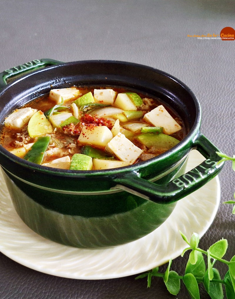 된장찌개 레시피 끓이는법 재료