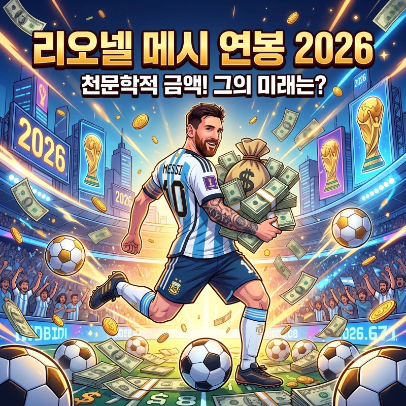 리오넬 메시 연봉 인터 마이애미 423억 2026년 수입 손흥민보다 2.5배