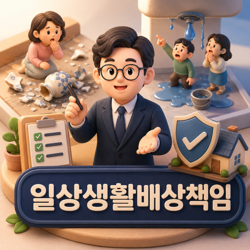 일상생활배상책임 특약, 누수·파손·대인사고까지 어디까지 대비할 수 있나요?