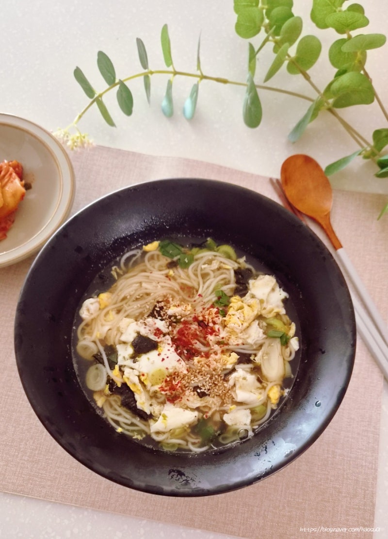 초간단 잔치국수 만들기 5분 컷 시장표 잔치국수 레시피