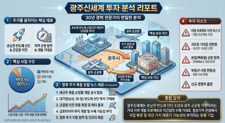 <b>광주</b>신세계, <b>광주</b> 반도체 산단 및 <b>군공항</b> 이전 발표로 지역 상권... 