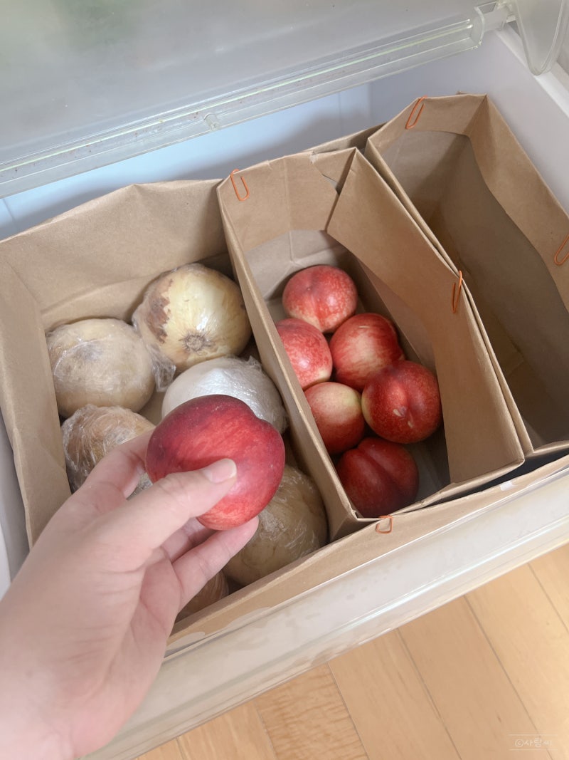 종이백 재활용! 냉장고 수납함 만들기, 돈 안 드는 냉장고 정리 꿀팁
