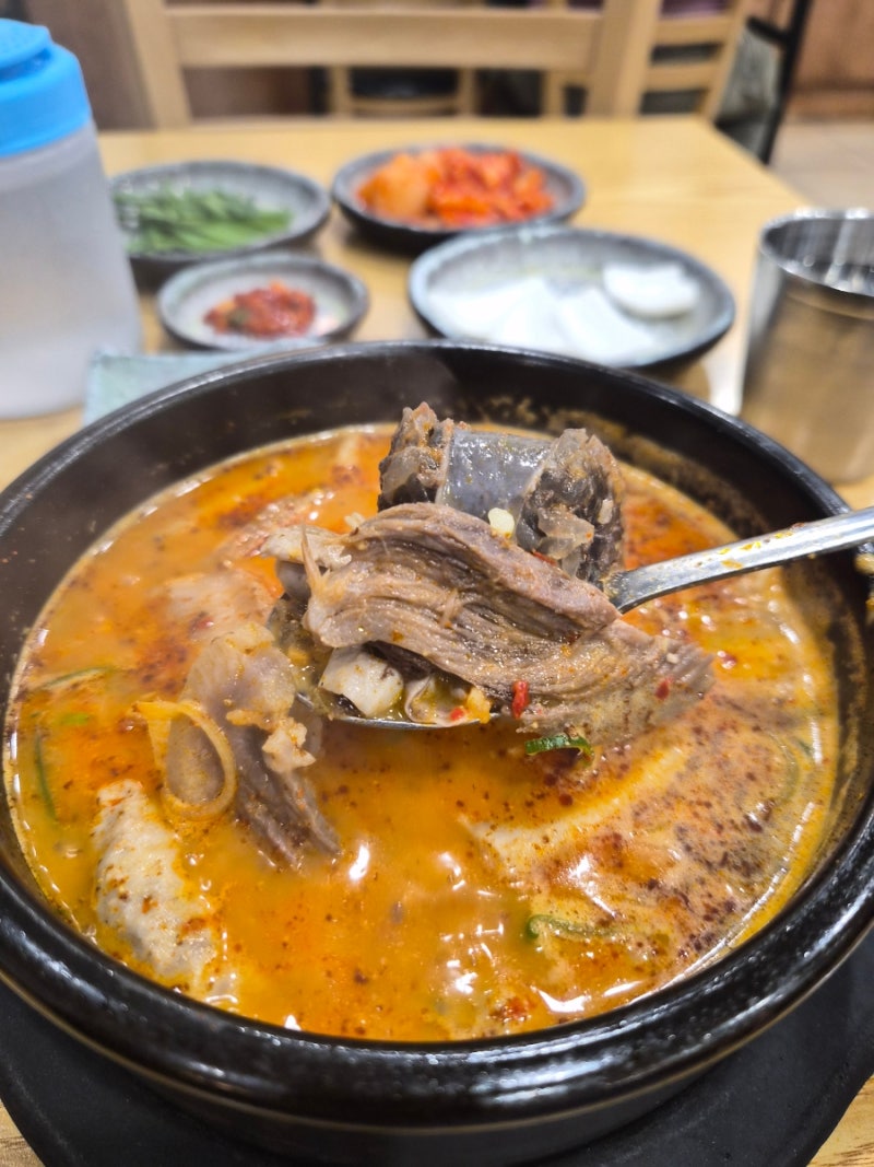 서울대입구역 순대국 맛집 정남옥 얼큰순대국