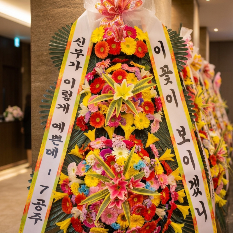 결혼식 축하화환 문구 쓰는 법! 가격부터 센스있는 문구 추천