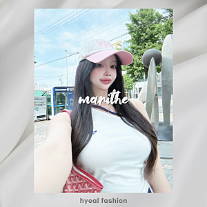 마리떼 프랑소와 저버 모자 투톤 pink 마리떼 모자 볼캡 코디